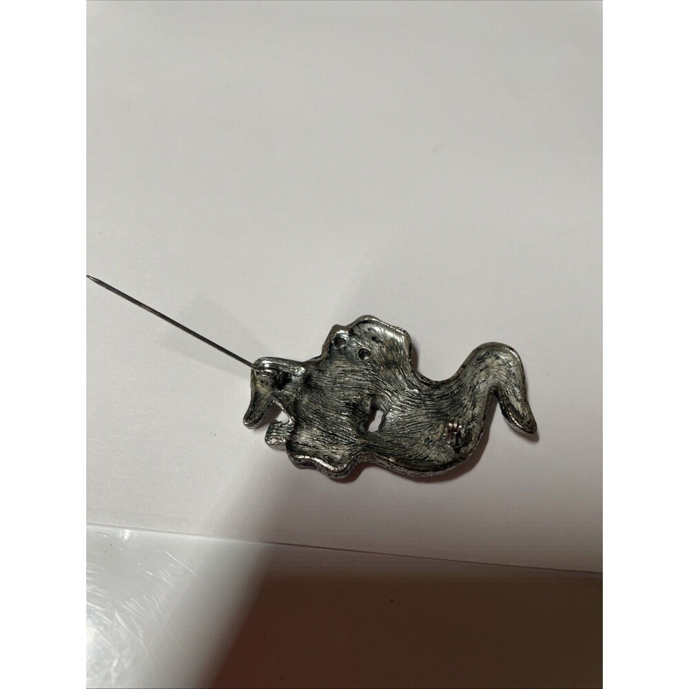 PZ-VINTAGE HALLOWEEN GHOST BOO! PIN BROOCH #32375 *MINT - Picture 7 of 10